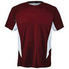Fila Core Color Blocked Crew Top (M) (Maroon)