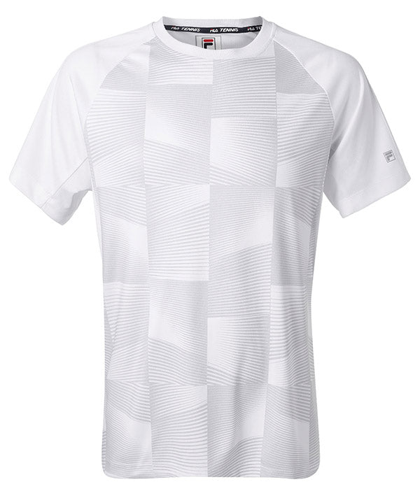 Fila Core Printed Crew Top (M) (White)