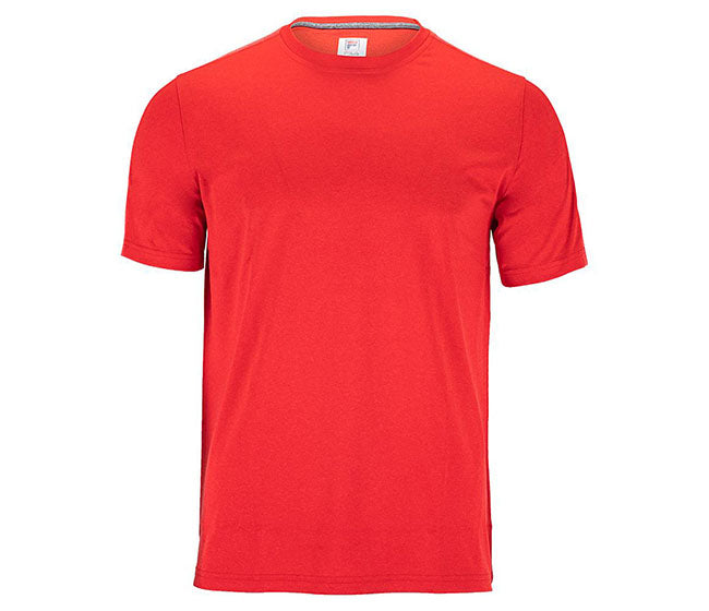 Fila Essentials Heathered Mesh Crew (M) (Red)