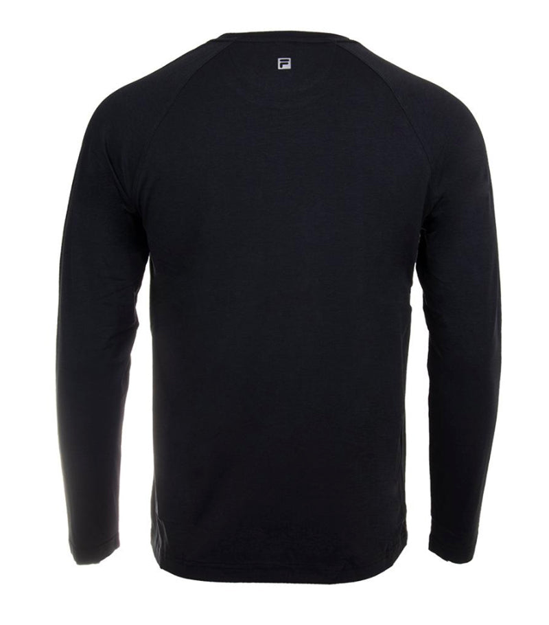 Fila Essentials Uv Blocker Long Sleeve Top (M) (Black)