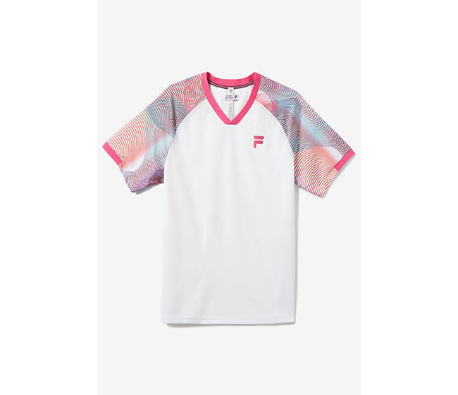 Fila Bevans Irving Raglan Crew (M) (White)