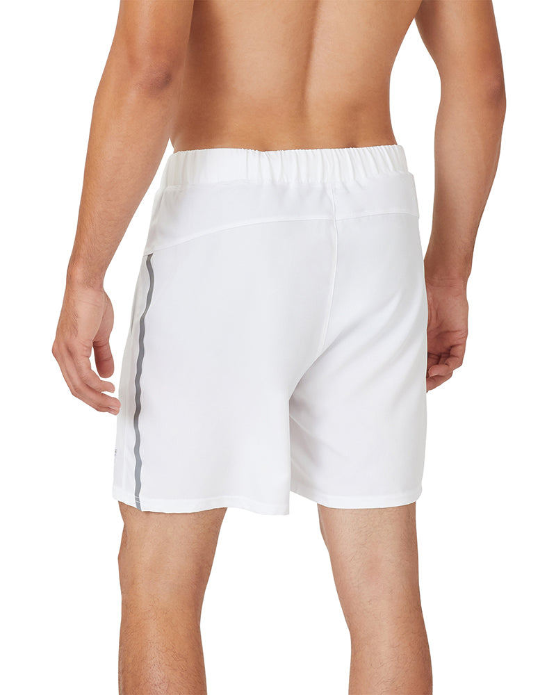 Fila Pickleball 8" Shorts (M) (White)