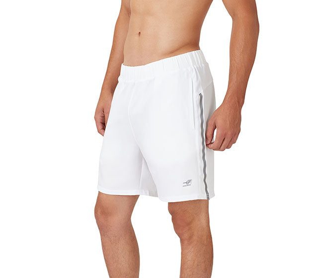 Fila Pickleball 8" Shorts (M) (White)