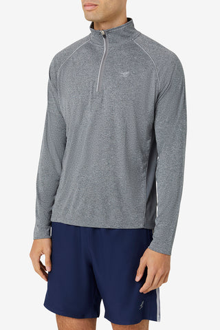 Fila Pickleball 1/4 Zip Long Sleeve (M) (Grey)