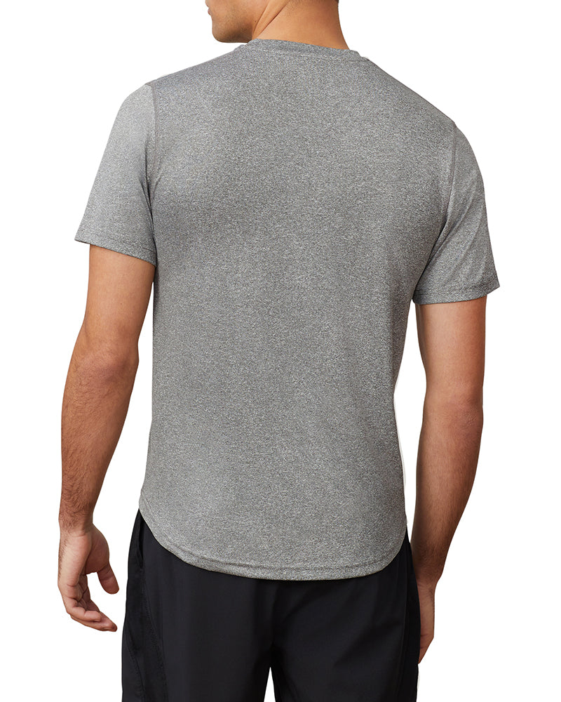 Fila Pickleball Scallop Hem Heather Crew (M) (Grey)