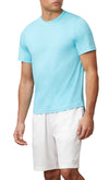 Fila Pickleball Scallop Hem Heather Crew (M) (Blue) Fila
