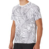 Fila Pickleball Short Sleeve Crew (M) (White/Palm Print)
