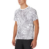 Fila Pickleball Short Sleeve Crew (M) (White/Palm Print)