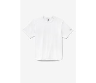 Fila Pickleball Scallop Hem Heathered Tee (M) (White)