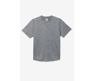 Fila Pickleball Scallop Hem Heathered Tee (M) (Grey)
