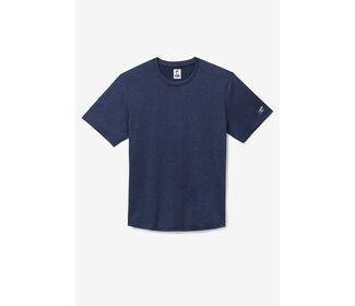 Fila Pickleball Scallop Hem Heathered Tee (M) (Navy)