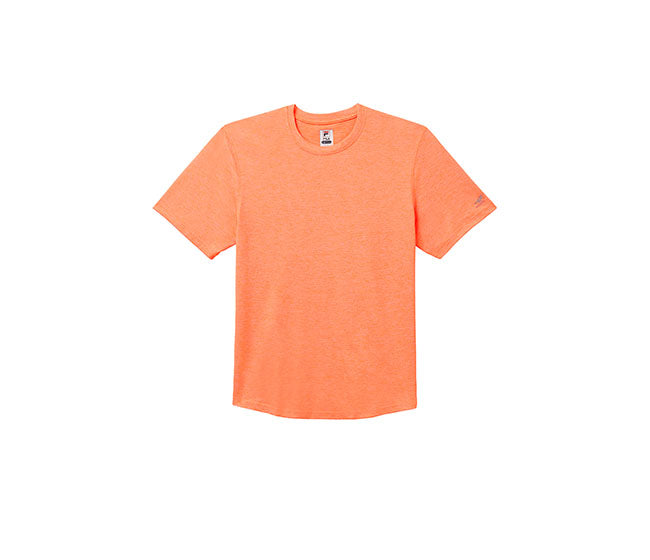Fila Pickleball Scallop Hem Heathered Tee (M) (Orange)