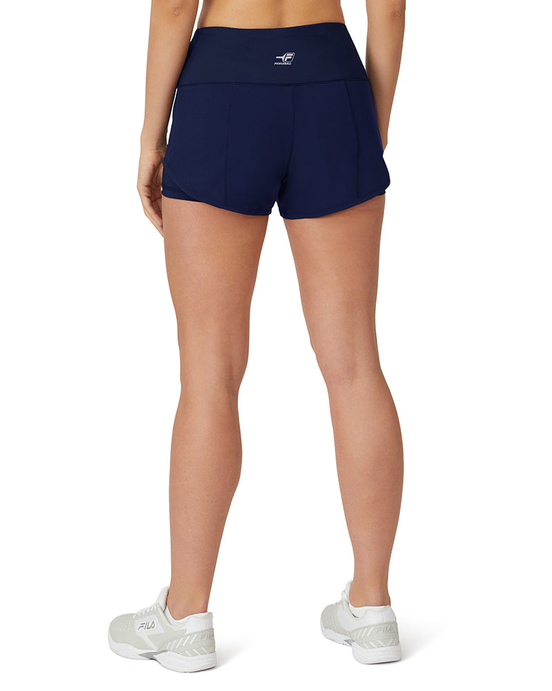 Fila Pickleball Double Layer Shorts (W) (Navy)