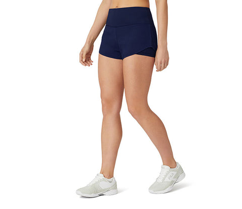 Fila Pickleball Double Layer Shorts (W) (Navy)