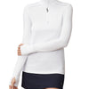 Fila Pickleball 1/4 Zip Long Sleeve (W) (White)