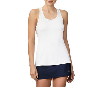 Fila Pickleball Racerback Tank (W) (White)