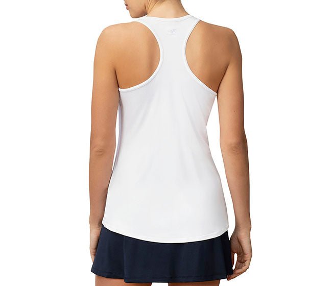 Fila Pickleball Racerback Tank (W) (White)