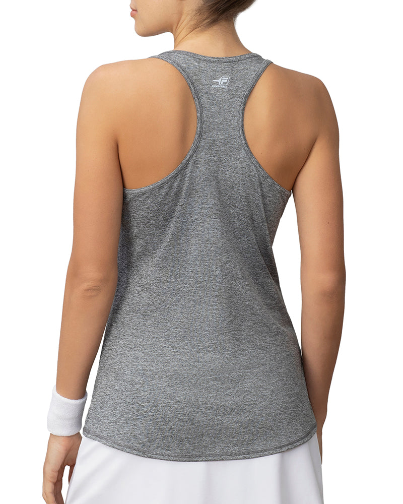 Fila Pickleball Racerback Tank (W) (Grey)