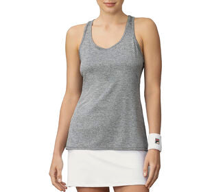 Fila Pickleball Racerback Tank (W) (Grey)