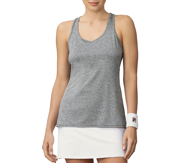 Fila Pickleball Racerback Tank (W) (Grey)