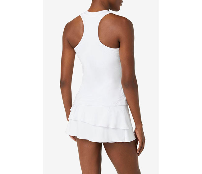 Fila Pickleball Halter Tank (W) (White)