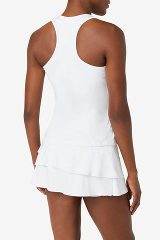 Fila Pickleball Halter Tank (W) (White)