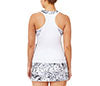 Fila Pickleball Printed Halter Tank (W) (White/Marble)