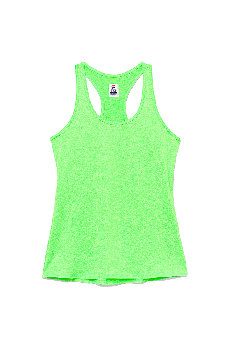 Fila Pickleball Heathered Racerback Tank (W) (Green)