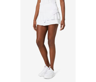 Fila Pickleball Tiered Printed Skort (W) (White)