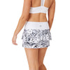 Fila Pickleball Tiered Printed Skort (W) (Marble/White)
