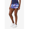 Fila Pickleball Tiered Printed Skort (W) (Navy)