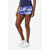 Fila Pickleball Tiered Printed Skort (W) (Navy)
