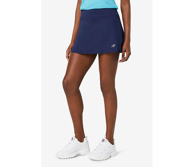Fila Pickleball Flounce Skort (W) (Navy)