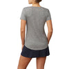 Fila Pickleball Silky V-Neck Tee (W) (Grey)