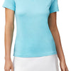 Fila Pickleball Silky V-Neck Tee (W) (Blue) Fila