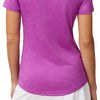 Fila Pickleball Silky V-Neck Tee (W) (Purple)