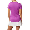 Fila Pickleball Silky V-Neck Tee (W) (Purple)