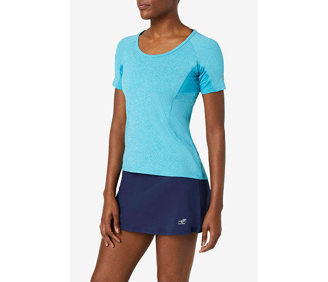 Fila Pickleball Solid Short Sleeve Tee (W) (Turquoise)