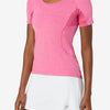 Fila Pickleball Solid Short Sleeve Tee (W) (Pink)