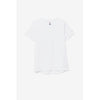 Fila Pickleball Heathered Short Sleeve V-Neck (W) (White)