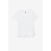 Fila Pickleball Heathered Short Sleeve V-Neck (W) (White)