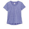 Fila Pickleball Heathered Short Sleeve V-Neck (W) (Blue)