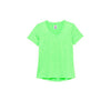 Fila Pickleball Heathered Short Sleeve V-Neck (W) (Green)