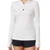 Fila Essentials Half Zip Jacket (W) (White)