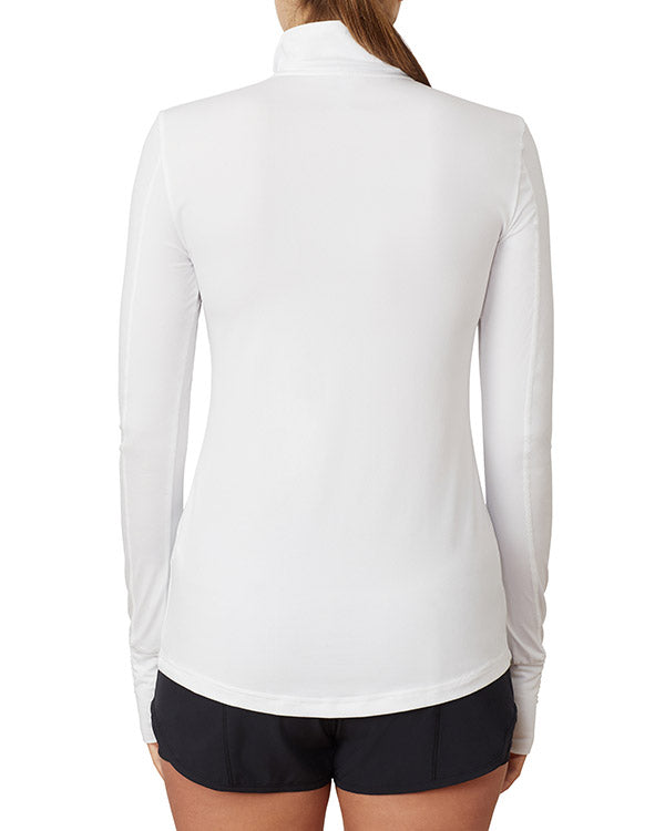 Fila Essentials Half Zip Jacket (W) (White)