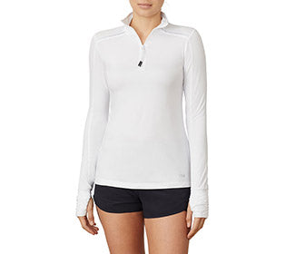 Fila Essentials Half Zip Jacket (W) (White)