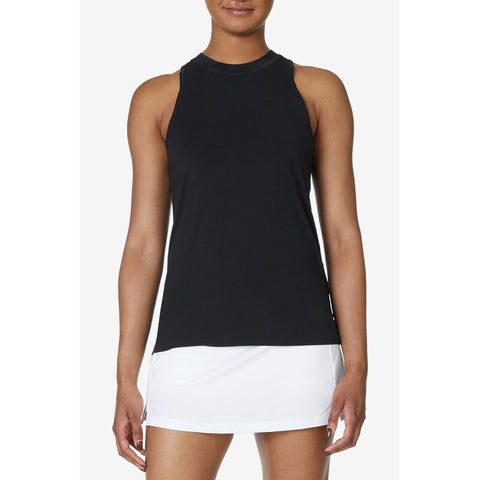 Fila Fi-Lux Open Back Tank Top (W) (Black)