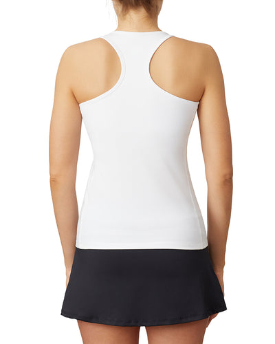 Fila Core Racerback Printed Team Tank (W) (White)