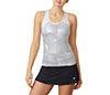 Fila Core Racerback Printed Team Tank (W) (White)