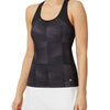 Fila Core Racerback Printed Team Tank (W) (Black)